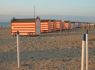 Traumstrand an der Nordsee in de Panne Traumstrand an der Nordsee in de Panne
