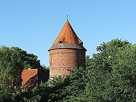 Burgturm in Plau am See