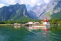 der Königssee im Berchtesgadener Land