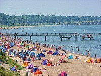 Strand von Rerik mit Seebrücke