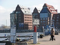 Hafen mit Speicher