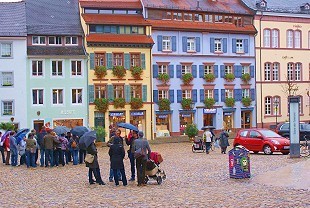 Freiburg Innenstadt in Baden-Württemberg