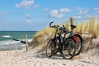 Zugang zum Meer, der Badestrand in Graal-Müritz