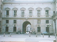 Der Innenhof des Hamburger Rathaus
