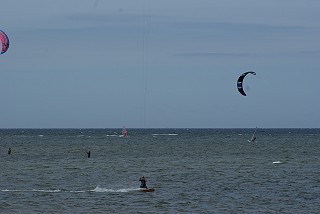 Vor Westerland, Revier für Kitesufer, ideale Bedingungen