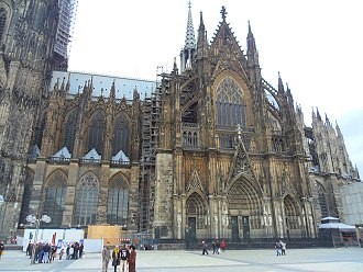 Ansicht auf den Kölner Dom