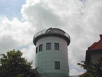 Dach des Planetarium Schwerin (Schulsternwarte)