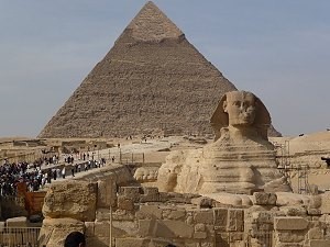 Pyramide und die Sphinx in Ägypten