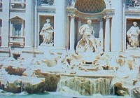 Trevi Brunnen in Italien