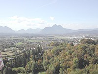 Blick auf Salzburger Becken