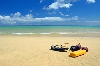 Traumstrand auf der Insel Fuerteventura Traumstrand auf der Insel Fuerteventura
