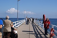 die Seebrücke am Timmendorfer Strand