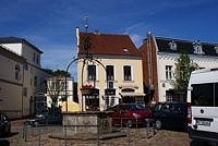 Kunstbrunnen aus dem 16. Jahrhundert am Tönninger Markt