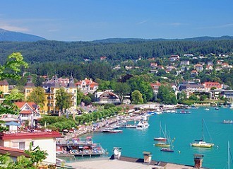 Malerischer Hafenort Velden am Wörthersee Malerischer Hafenort Velden am Wörthersee