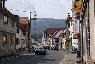 Das wunderschöne Ortsbild von Zella-Mehlis