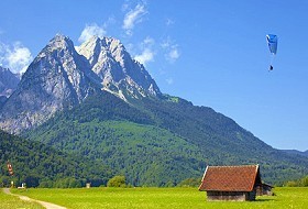 Blick auf die Zugspitze Blick auf die Zugspitze
