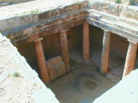 Ausgrabungsstätte auf Zypern