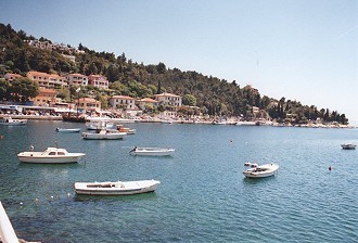 die Adriatische Küste in Kroatien