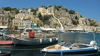 Fischerdorf auf der Insel Rhodos