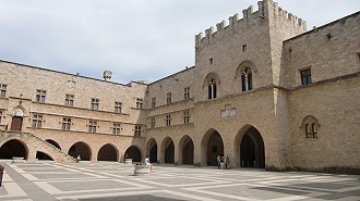 griechische Kreuzritterfestung auf Rhodos