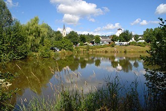 Malerische Ortschaft Thalfang am Hunsrück