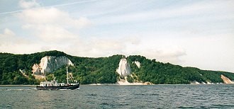 Kreidefelsen in der Nähe von Lohmen