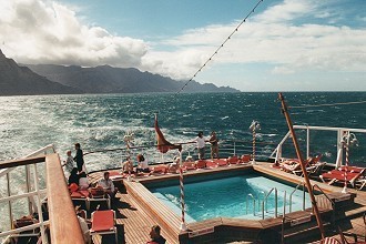 Bootsfahrt an der Küste von La Palma
