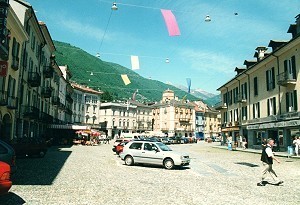 Zentrum im Schweizer Locarno