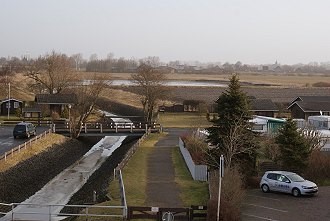 Ortschaft am Deich in Butjadingen