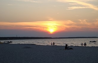 Badestrand in der Nähe von Breege