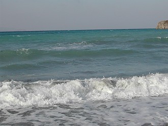 Ein Badestrand in Chalkidiki Ein Badestrand in Chalkidiki