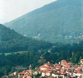 Anfänge des Apennin in der Provinz Emilia-Romagna