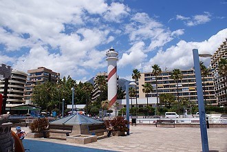 Leuchtturm in Marbella (Andalusien)