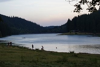 Gäste am Badesee in der Oberlausitz Gäste am Badesee in der Oberlausitz