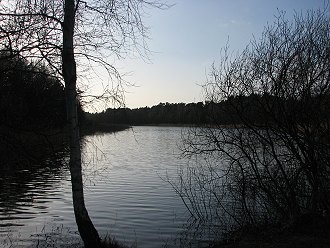 Ein kleiner See nordwestlich von Pruchten