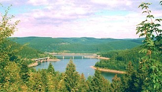 Landschaftsaufnahme des Harz in Sachsen-Anhalt