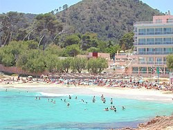 Badestrand Cala Ratjada in Spanien